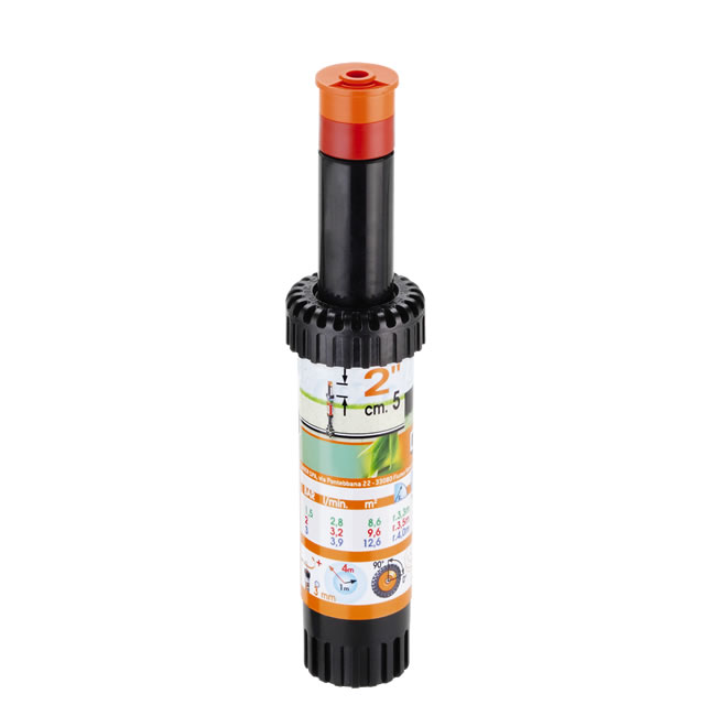 Výsuvný sprayový postrekovač s tryskou Claber 90095, 90°, výsuv 5 cm