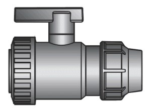 Guľový ventil s mechanickou spojkou 25 x 1“ vnútorný závit